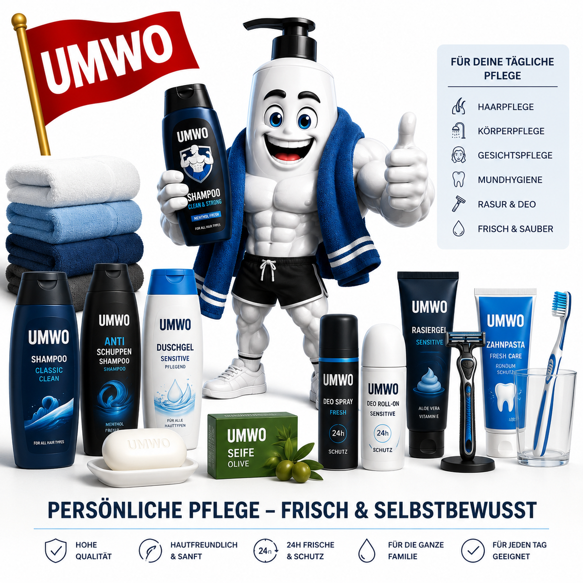 PERSÖNLICHE PFLEGE – FRISCH & SELBSTBEWUSST